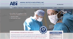 Desktop Screenshot of animalbiotech.com